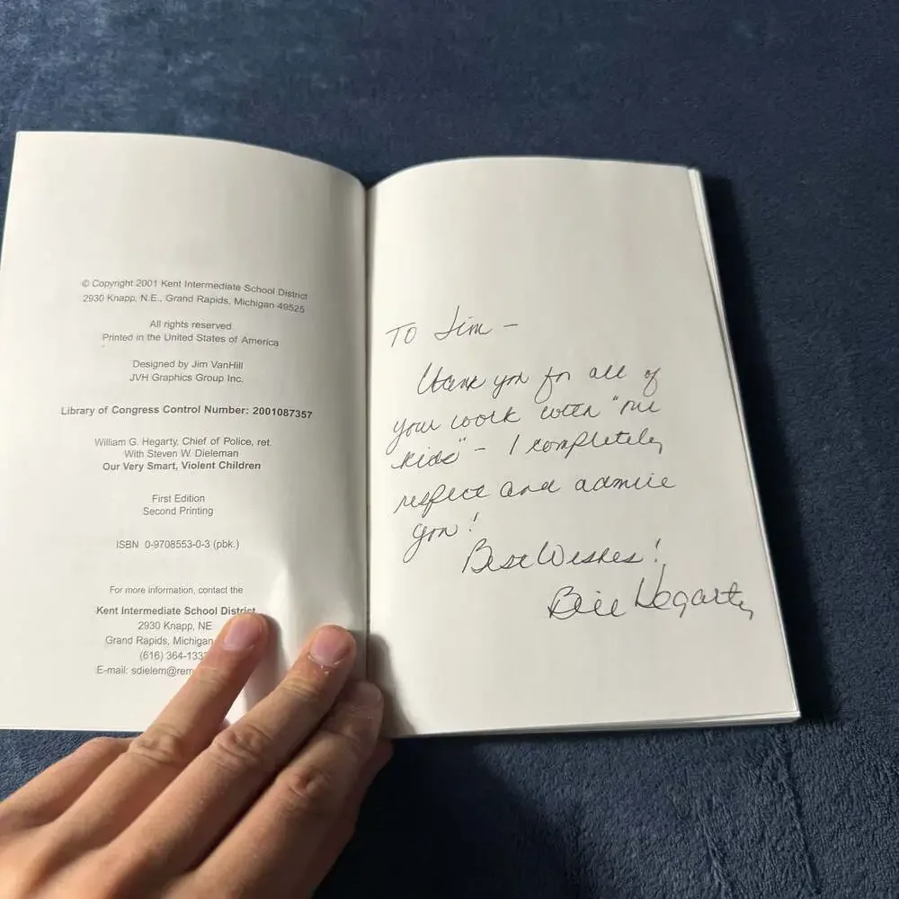 Our Very Smart, Violent Children by William G. Hegarty (Signed)
